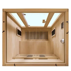 Infrarotkabine Nyborg S120K ↔ 120x105cm ↕ 190cm ⚟ Dual Technologie 유 2 Personen