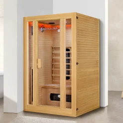 Infrarotkabine Nyborg S120K ↔ 120x105cm ↕ 190cm ⚟ Dual Technologie 유 2 Personen