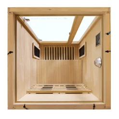 Infrarotkabine Nyborg S90V ↔ 90x90cm ↕ 190cm ⚟ Dual Technologie 유 1 Personen