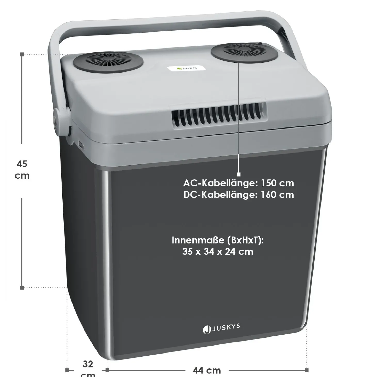 Kühlbox Nordpol Elektrische Kühlbox mit praktischem 12 V und 230 V Anschluss