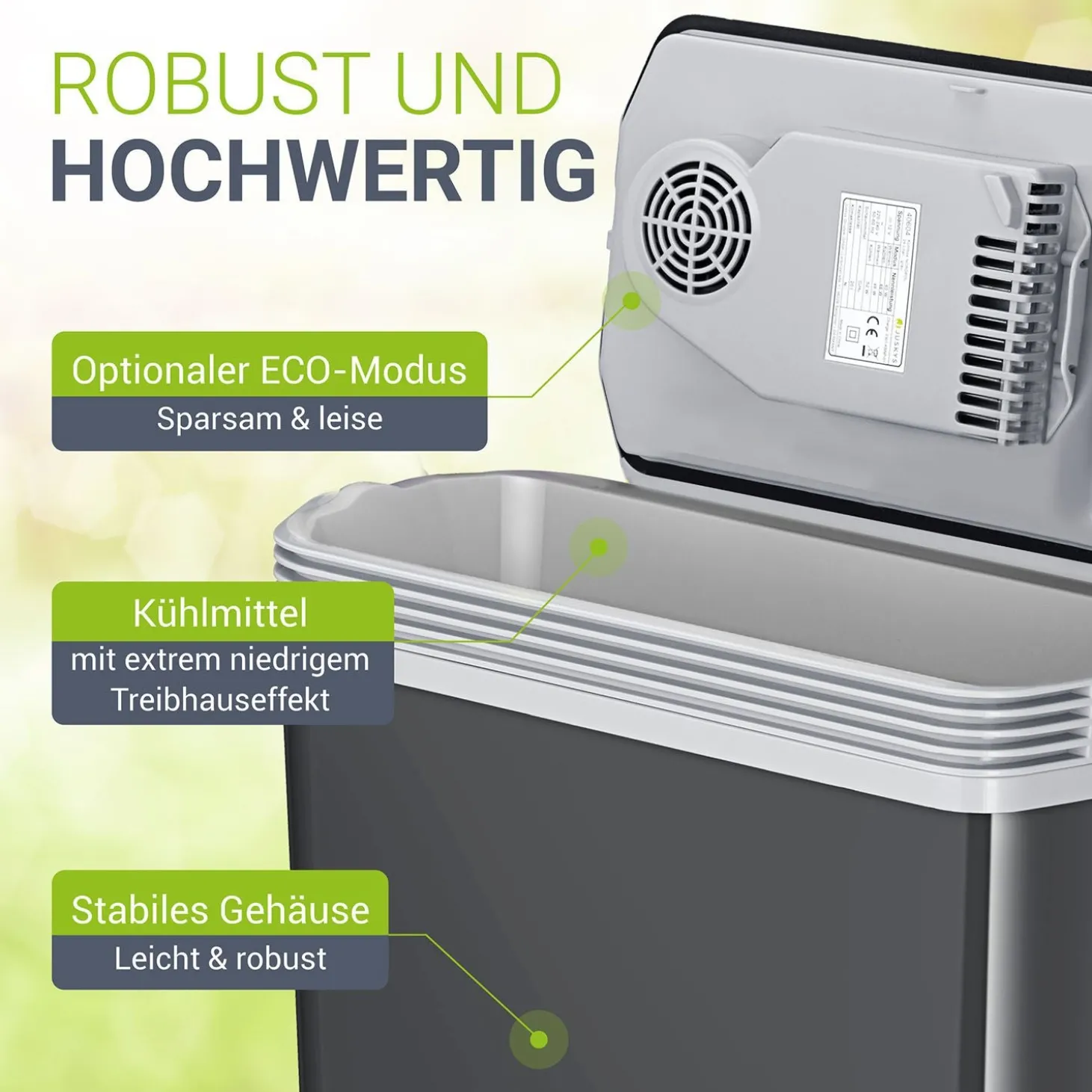 Kühlbox Nordpol Elektrische Kühlbox mit praktischem 12 V und 230 V Anschluss