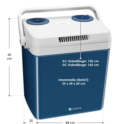 Kühlbox Nordpol Elektrische Kühlbox mit praktischem 12 V und 230 V Anschluss