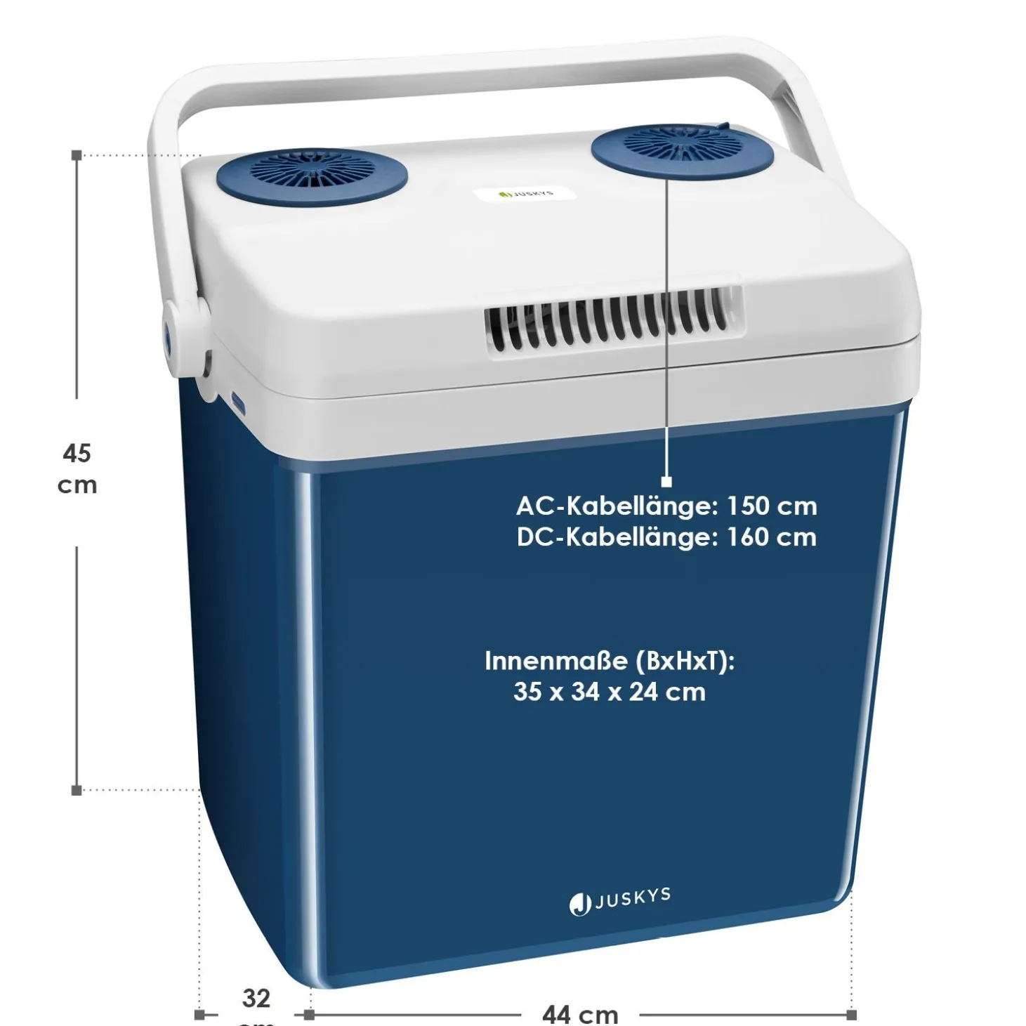 Kühlbox Nordpol Elektrische Kühlbox mit praktischem 12 V und 230 V Anschluss