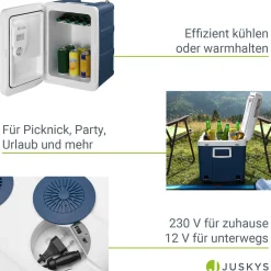 Kühlbox Nordpol Elektrische Kühlbox mit praktischem 12 V und 230 V Anschluss