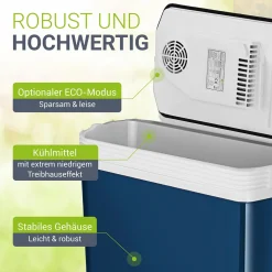 Kühlbox Nordpol Elektrische Kühlbox mit praktischem 12 V und 230 V Anschluss