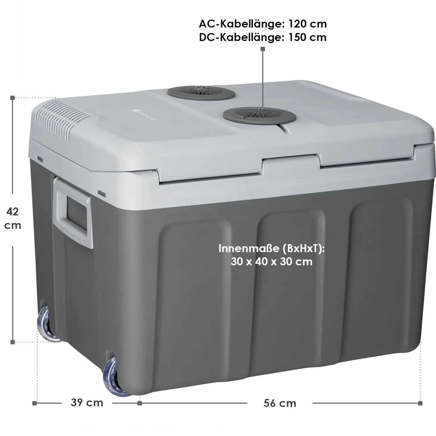 Kühlbox Nordpol Elektrische Kühlbox mit praktischem 12 V und 230 V Anschluss