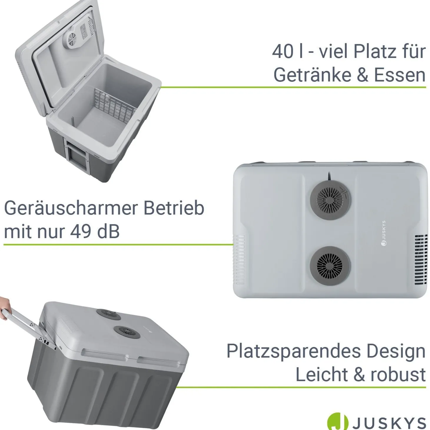 Kühlbox Nordpol Elektrische Kühlbox mit praktischem 12 V und 230 V Anschluss