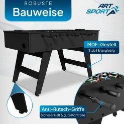 Kickertisch für Kinder und Erwachsene Tischkicker mit Zubehör und integriertem Torzähler