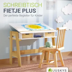 Kinder Schreibtisch Fietje Der perfekte Lernbegleiter: Höhenverstellbar, viel Stauraum