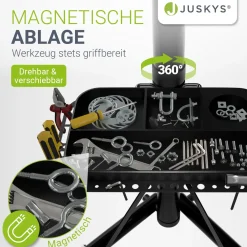 Klappbarer Fahrrad Reparaturständer Höhenverstellbar, bis 50 kg belastbar, mit Gummibeschichtung