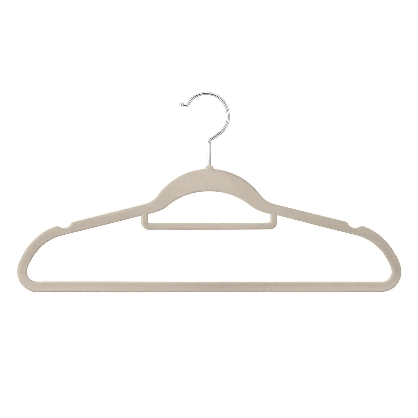Kleiderbügel - Samt Bügel für Garderobe - rutschfest mit Samtbezug