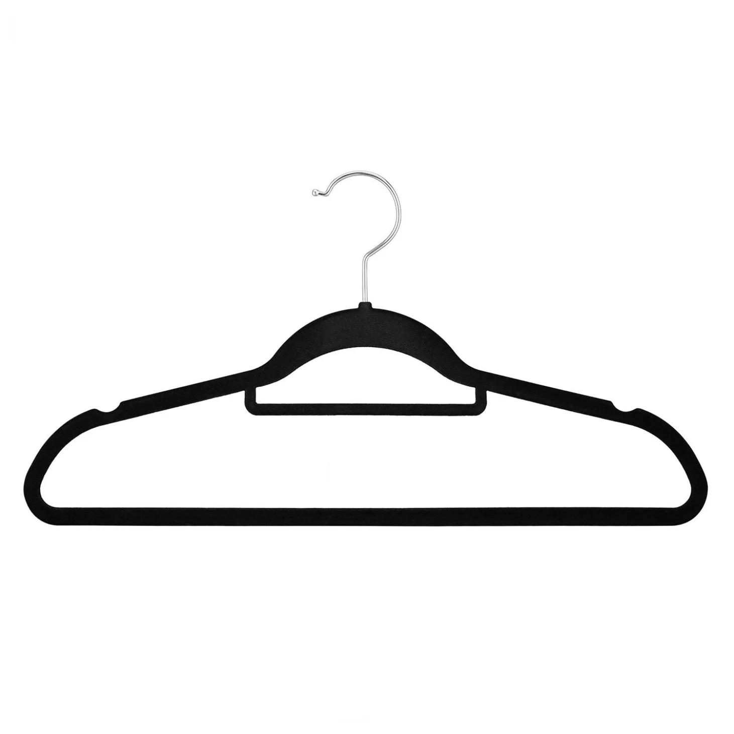 Kleiderbügel - Samt Bügel für Garderobe - rutschfest mit Samtbezug