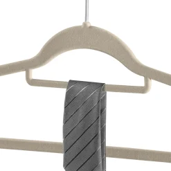 Kleiderbügel - Samt Bügel für Garderobe - rutschfest mit Samtbezug