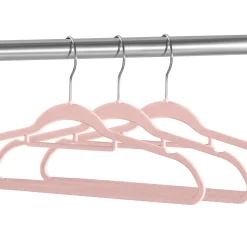Kleiderbügel - Samt Bügel für Garderobe - rutschfest mit Samtbezug