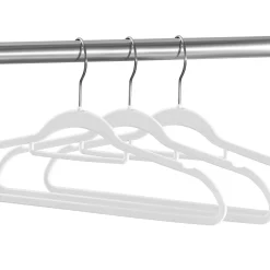 Kleiderbügel - Samt Bügel für Garderobe - rutschfest mit Samtbezug