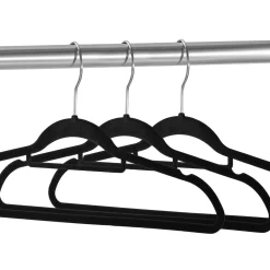 Kleiderbügel - Samt Bügel für Garderobe - rutschfest mit Samtbezug