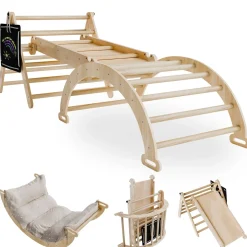 Kletterdreieck Movario Vielseitiges Indoor-Klettergerüst für motorische Förderung
