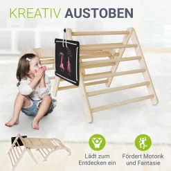 Kletterdreieck Movario Vielseitiges Indoor-Klettergerüst für motorische Förderung