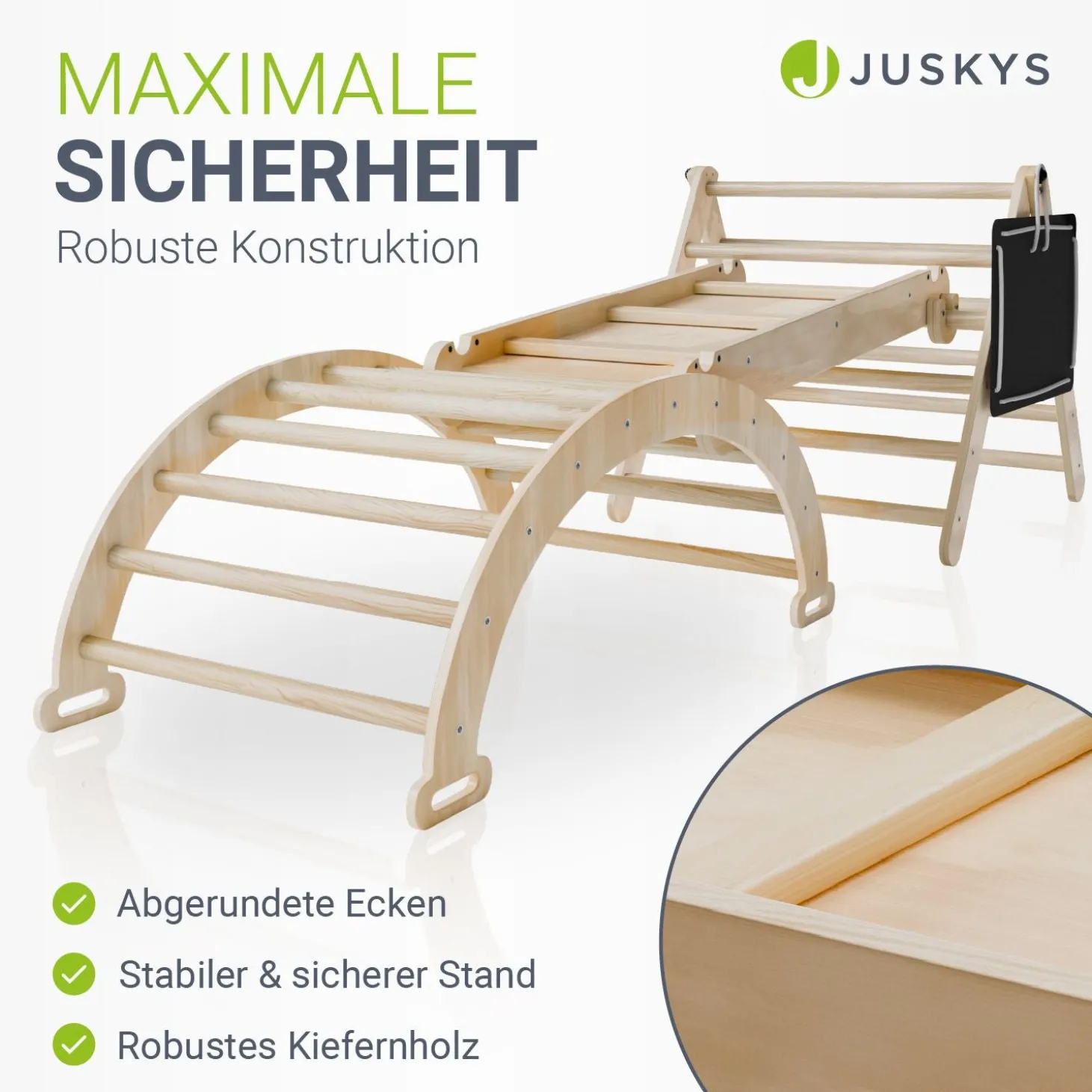 Kletterdreieck Movario Vielseitiges Indoor-Klettergerüst für motorische Förderung