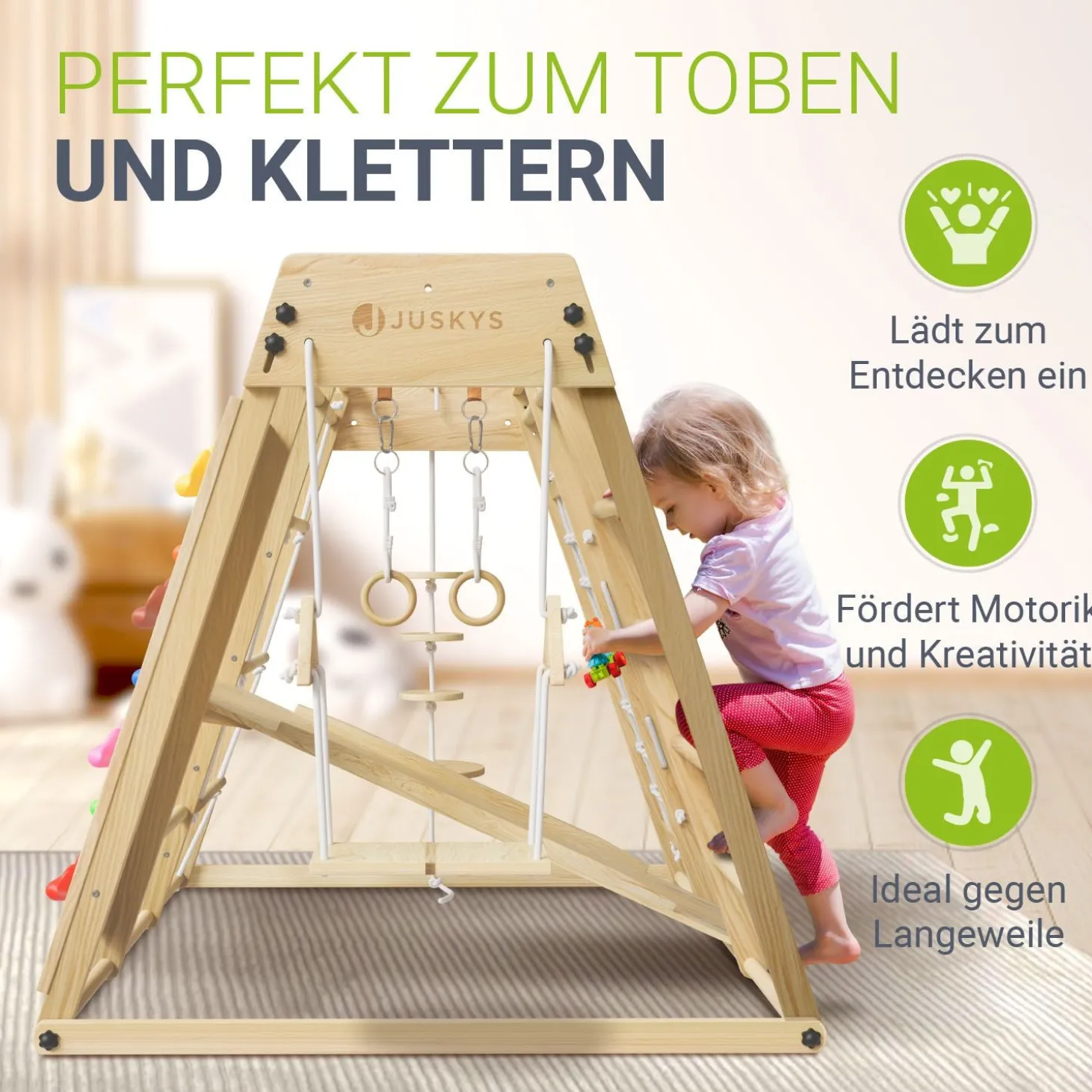 Klettergerüst Indoor für Kinder Indoor Klettergerüst für mehr Motorik & Kreativität
