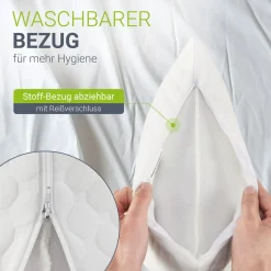 Kopfkissen - 2er Set Bequeme Kissen - atmungsaktiv & hypoallergen