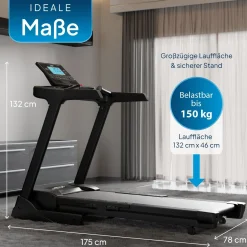Laufband Speedrunner 6000 Klappbarer Heimtrainer für Zuhause mit 20 Trainingsprogrammen