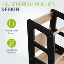 Lernturm Henny Höhenverstellbarer Lernturm für Kinder ab 1 Jahr, sicher und stabil