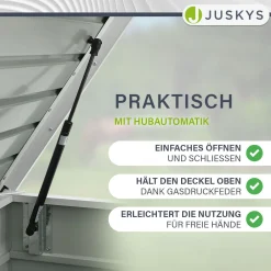 Metall Auflagenbox Limani Wasserdichte Gartenbox zu sicheren Aufbewahrung