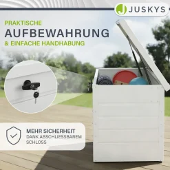 Metall Auflagenbox Limani Wasserdichte Gartenbox zu sicheren Aufbewahrung