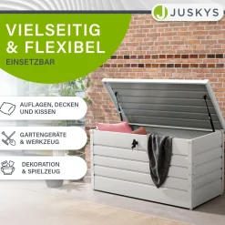 Metall Auflagenbox Limani Wasserdichte Gartenbox zu sicheren Aufbewahrung