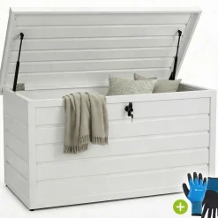 Metall Auflagenbox Limani Wasserdichte Gartenbox zu sicheren Aufbewahrung
