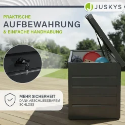 Metall Auflagenbox Limani Wasserdichte Gartenbox zu sicheren Aufbewahrung