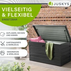 Metall Auflagenbox Limani Wasserdichte Gartenbox zu sicheren Aufbewahrung