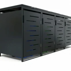Metall Mülltonnenbox Arel Moderne Gartenbox für 120L bzw. 240L Mülltonnen