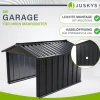 Mähroboter Garage mit Satteldach Rasenmähroboter Garage Stahl 98x89x63 cm
