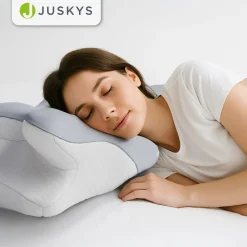 Nackenkissen orthopädisch aus Memory Foam Nackenstützkissen gegen Verspannungen & Nackenschmerzen