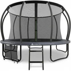 Outdoor Trampolin SkyBounce Stabiles Gartentrampolin mit Sicherheitsnetz und Randabdeckung