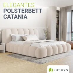 Polsterbett Catania Stilvolles Design, hoher Komfort, langlebige Konstruktion