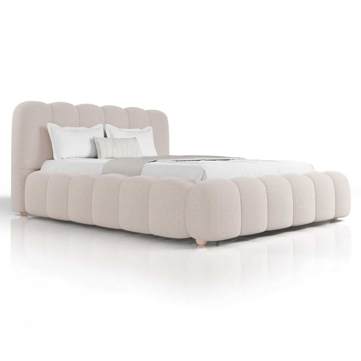 Polsterbett Catania Stilvolles Design, hoher Komfort, langlebige Konstruktion