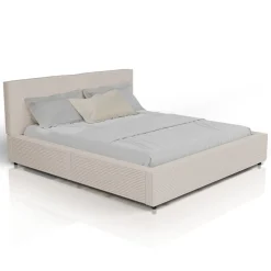 Polsterbett Salerno Bettgestell mit Cord Design, belastbar und pflegeleicht