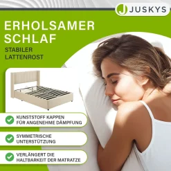 Polsterbett Savona Bettgestell mit weicher Polsterung, Samt-Bezug & großem Stauraum