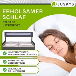 Polsterbett Sevilla Bettgestell mit LED-Beleuchtung und Lattenrost