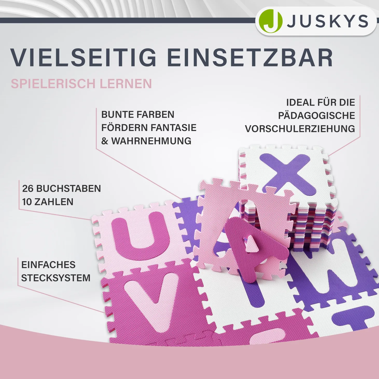 Puzzlematte für Babys und Kinder Puzzle Spielmatte für Spielspaß & Lernförderung in diversen Designs