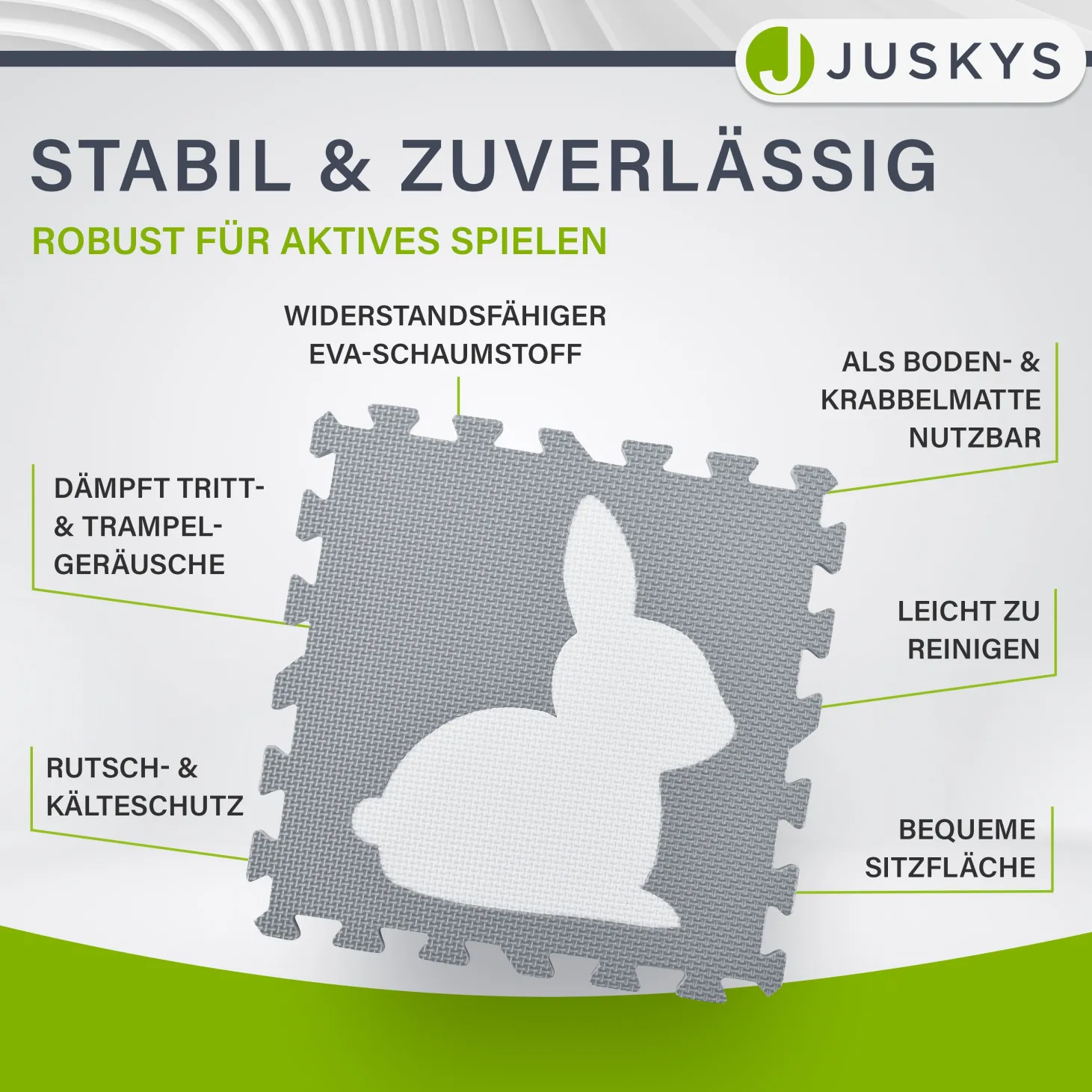 Puzzlematte für Babys und Kinder Puzzle Spielmatte für Spielspaß & Lernförderung in diversen Designs