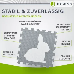 Puzzlematte für Babys und Kinder Puzzle Spielmatte für Spielspaß & Lernförderung in diversen Designs