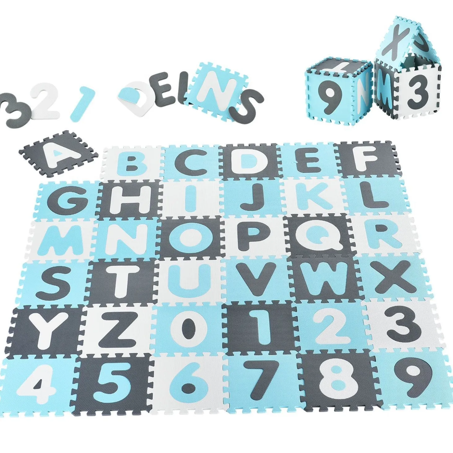 Puzzlematte für Babys und Kinder Puzzle Spielmatte für Spielspaß & Lernförderung in diversen Designs