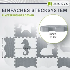 Puzzlematte für Babys und Kinder Puzzle Spielmatte für Spielspaß & Lernförderung in diversen Designs