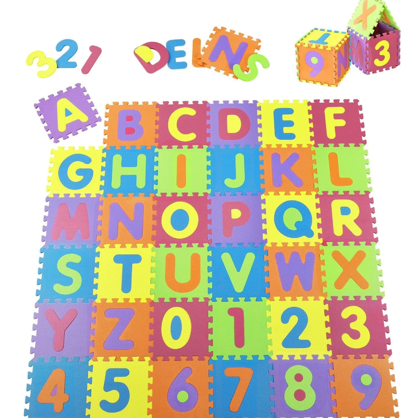 Puzzlematte für Babys und Kinder Puzzle Spielmatte für Spielspaß & Lernförderung in diversen Designs