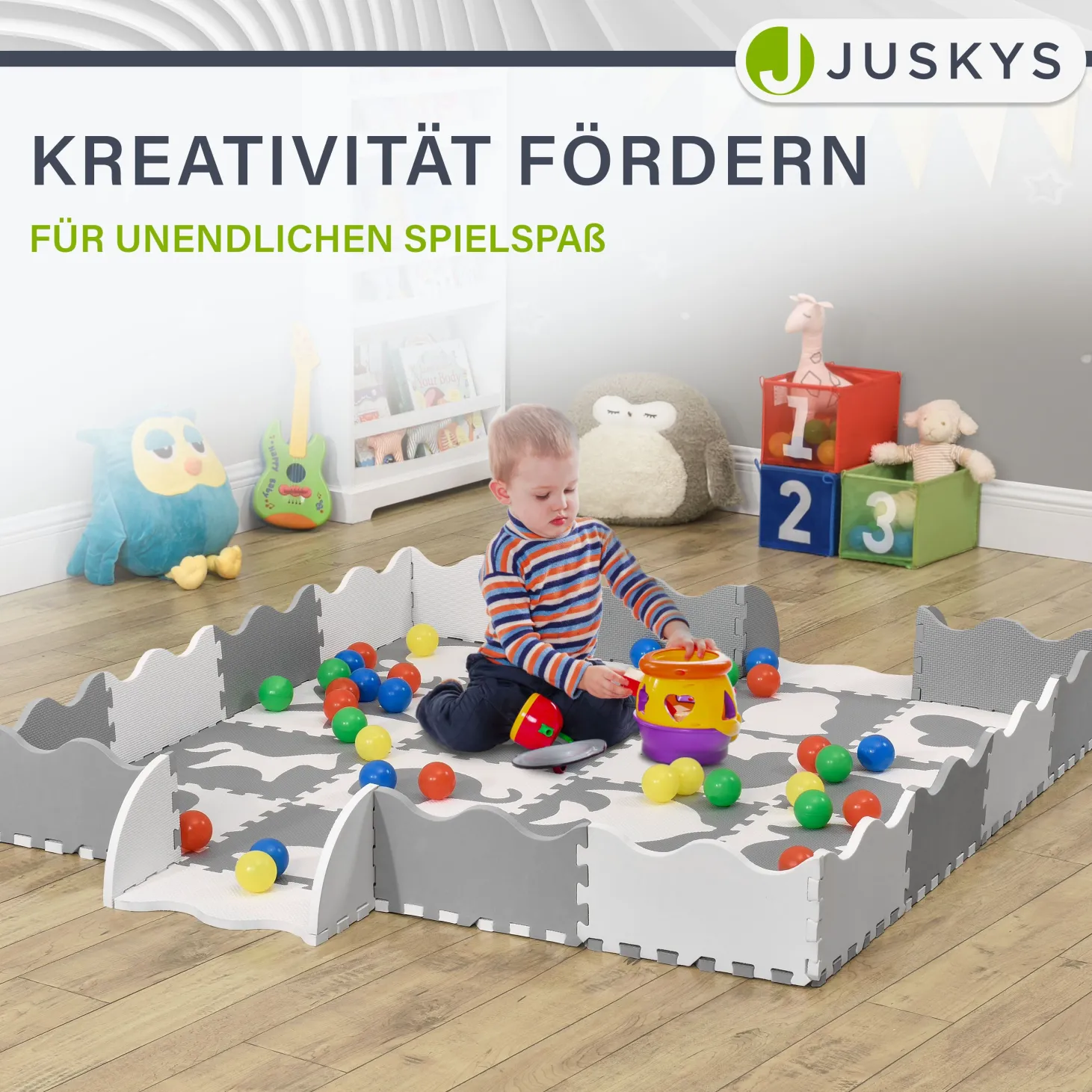 Puzzlematte für Babys und Kinder Puzzle Spielmatte für Spielspaß & Lernförderung in diversen Designs