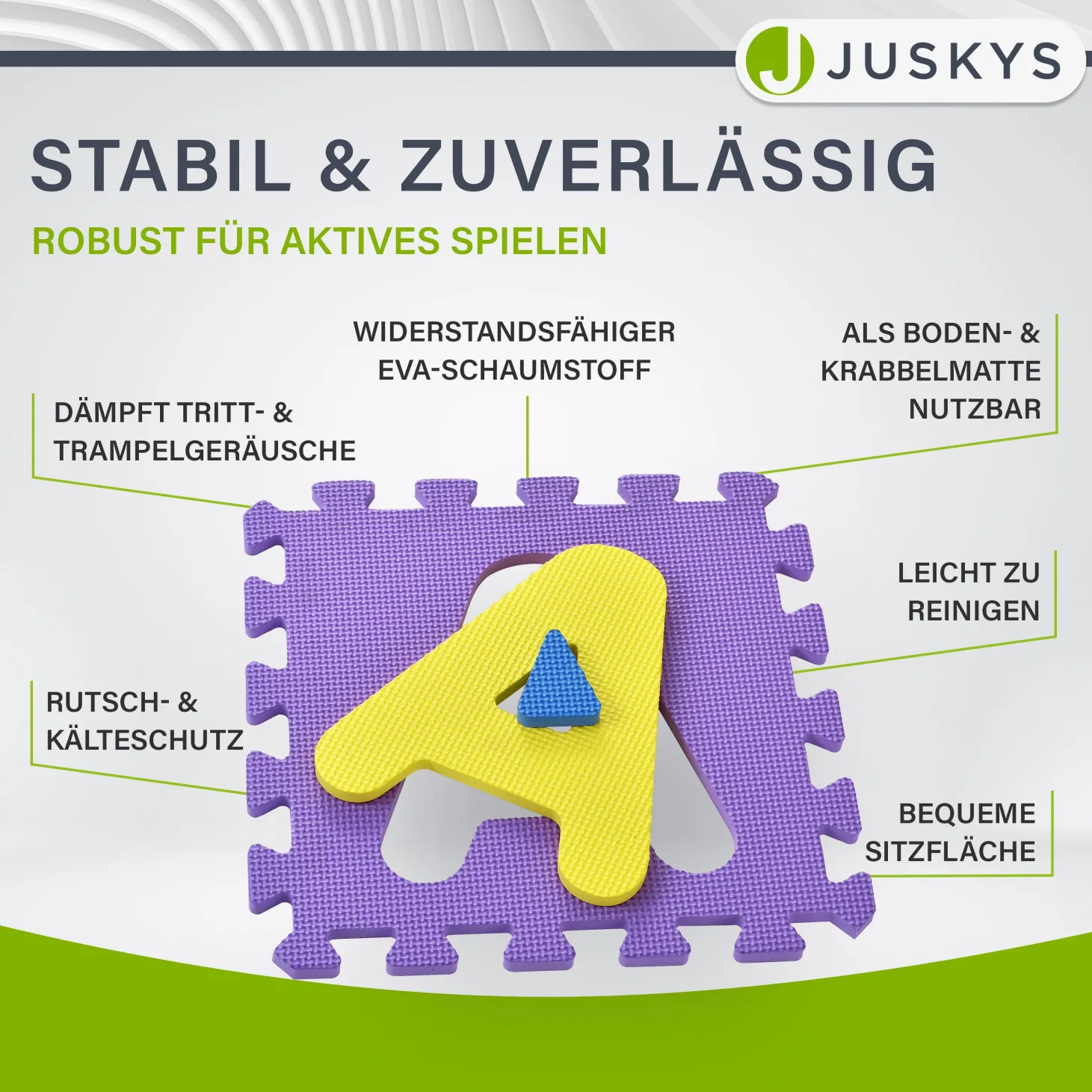 Puzzlematte für Babys und Kinder Puzzle Spielmatte für Spielspaß & Lernförderung in diversen Designs